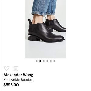 Alexander Wang Kori bootie with Rose Gold  🌹